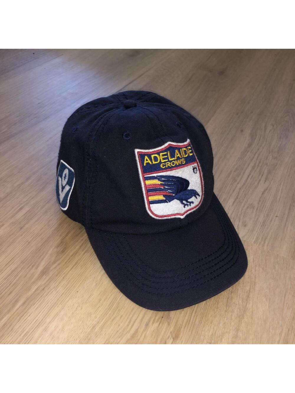 ADELAIDE CROWS AFL FOOTBALL VINTAGE RETRO FOOTY HAT CAP FIRST 18 RARE ADJUSTABLE